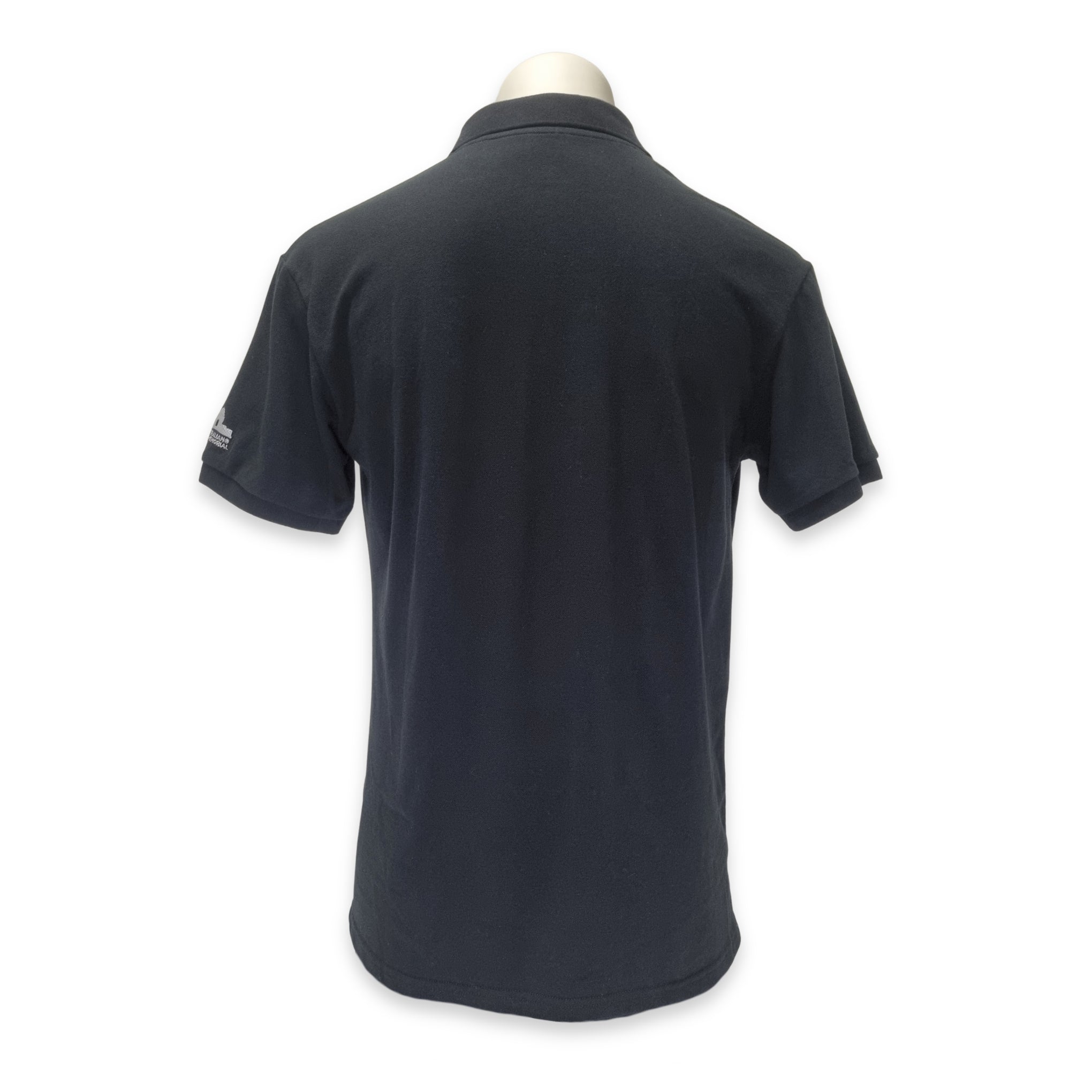 Polo Shirt: Poppies - Black