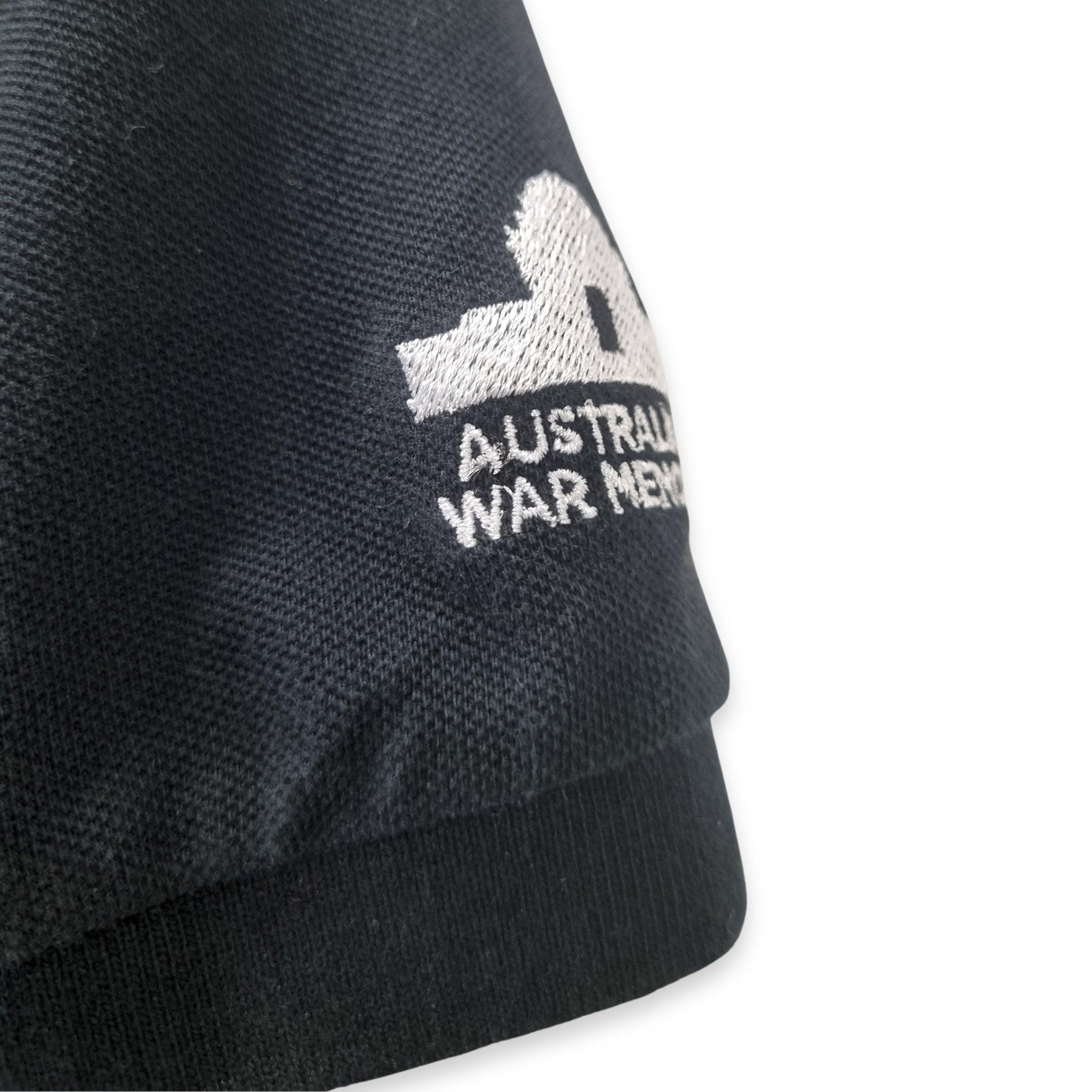 Polo Shirt: Poppies - Black