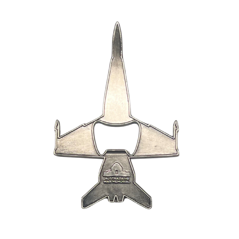 F/A-18A Hornet Bottle Opener with Australian War Memorial Logo