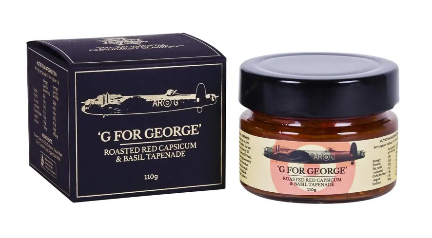 'G For George' Roasted Red Capsicum & Basil Tapenade (110g)
