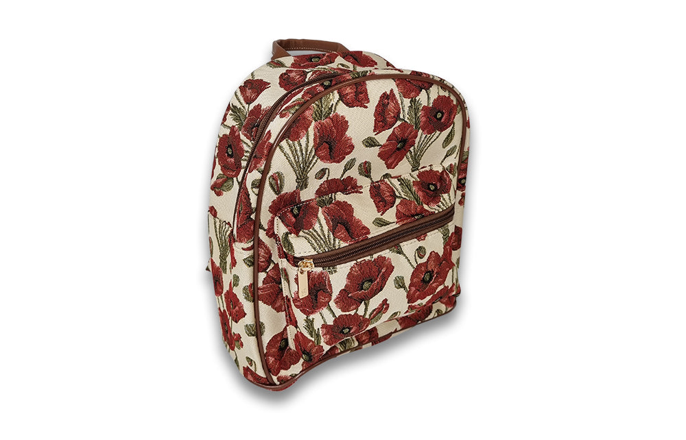 Backpack: Poppy tapestry