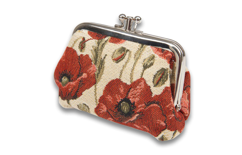 Coin purse Poppy tapestry Australian War Memorial