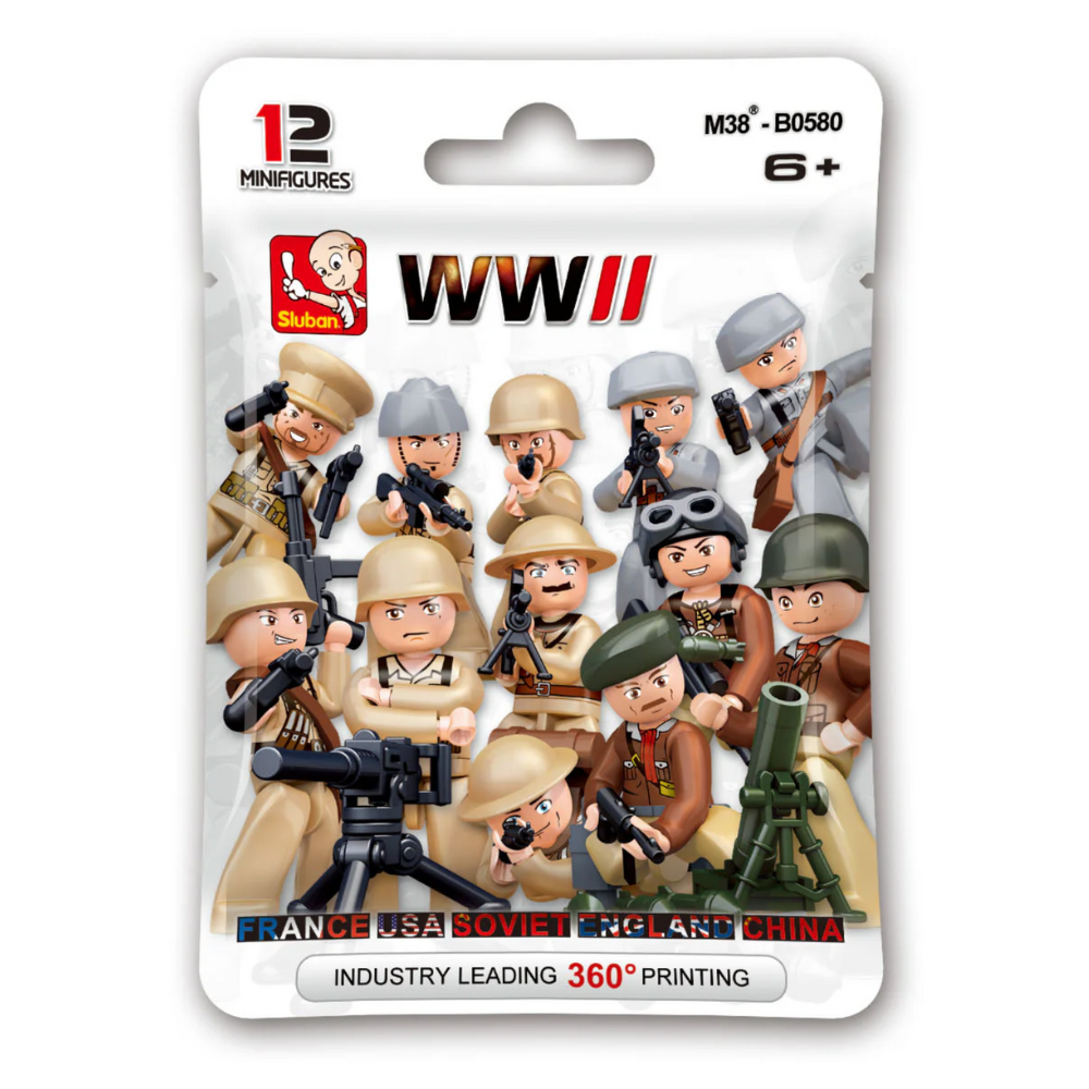 Sluban WWII Mini Figures (blind pack)