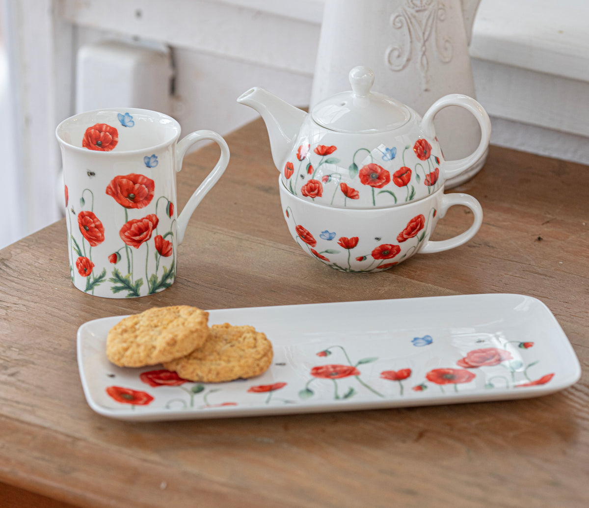 Poppy Fields Can Mug