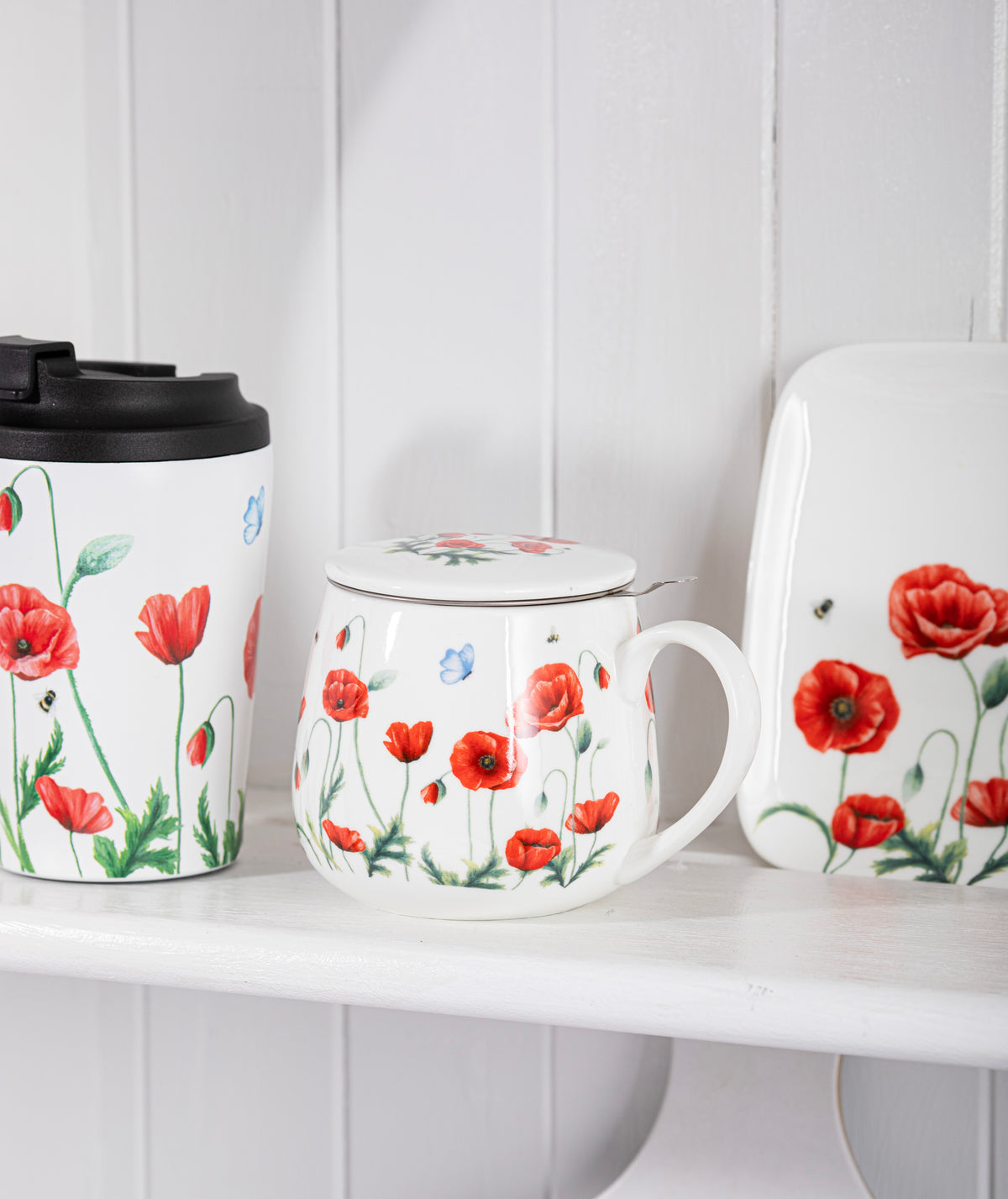 Poppy Fields 3pc Infuser