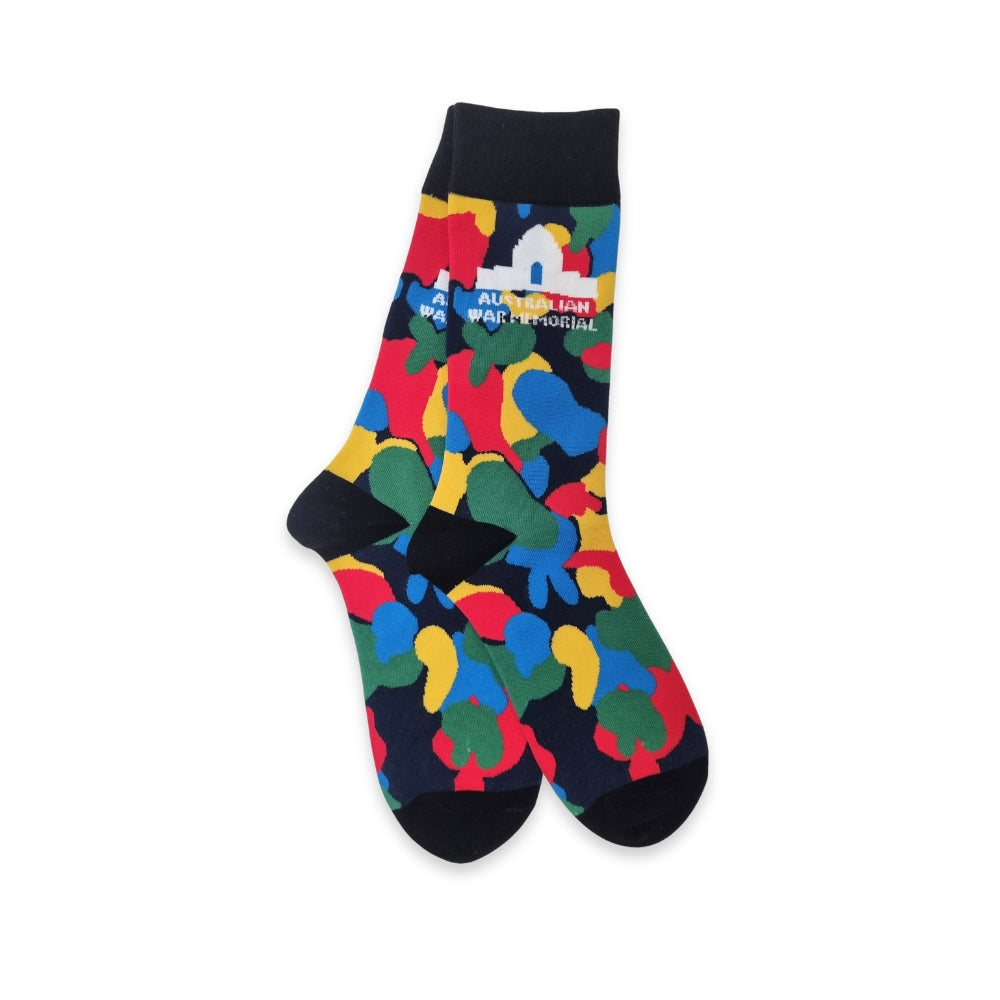 Socks: Australian War Memorial - camouflage