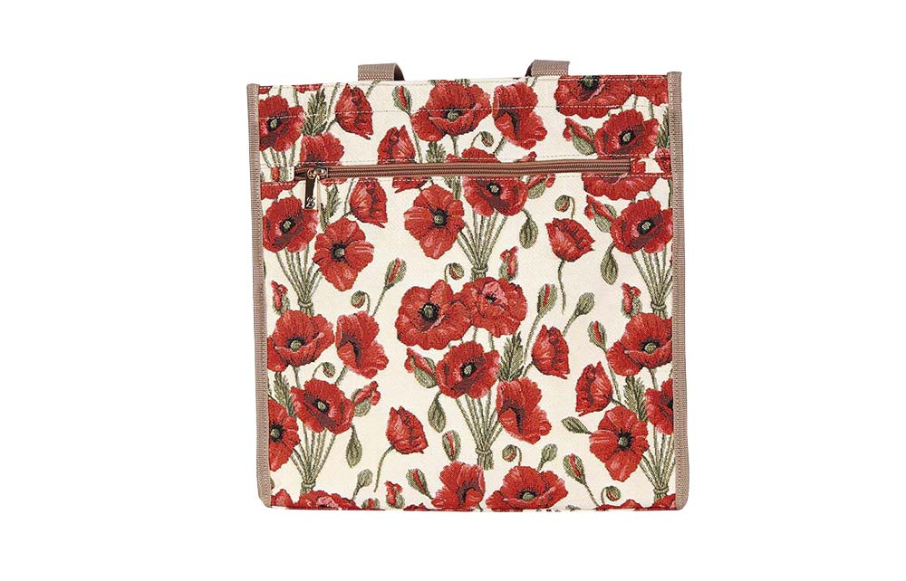 Shopper bag: Poppy tapestry