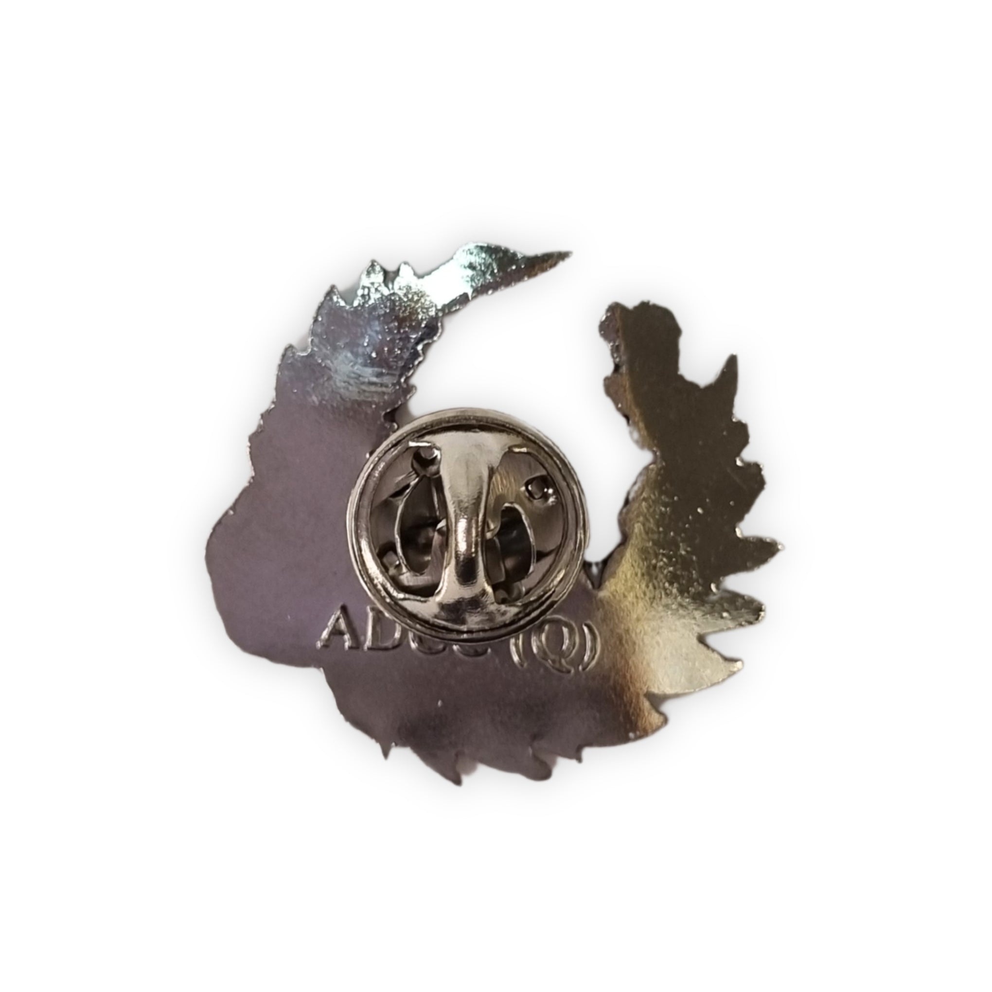 Wattle and Silver Fern Lapel Pin