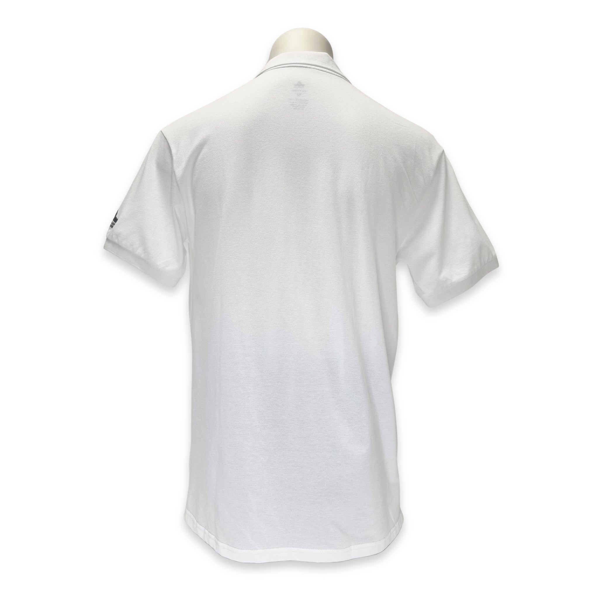 Polo Shirt: Poppies - White