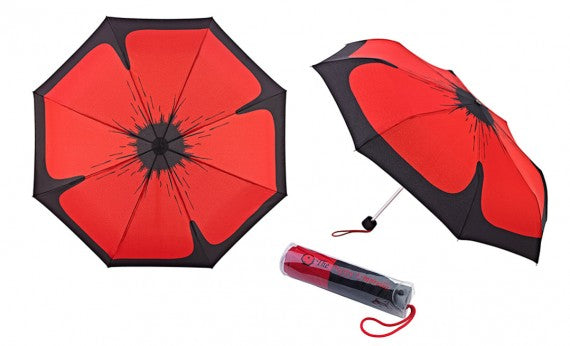 Umbrella: Rembrella poppy - folding